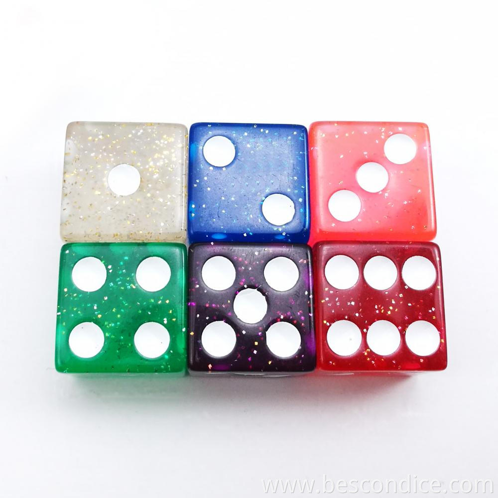 Glitter Dice 6 Sided Glitter Dice 6 Sided